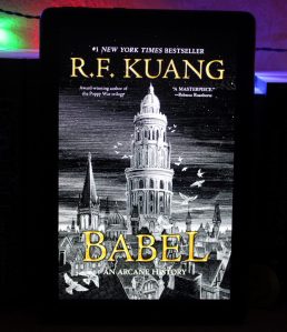 E-Book-Cover von "Babel" in Farbe.